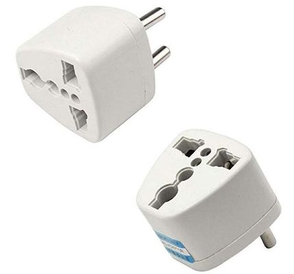 Adaptateur électrique européen vers le Royaume-Uni 250V 10A ABS+puissance de déplacement en cuivre