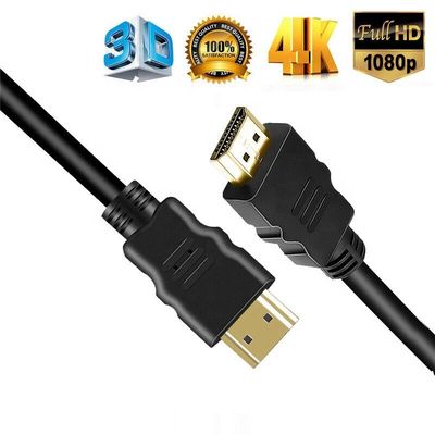 Longueur personnalisée 2.0 Version câble HDMI 4K 60Hz 3D1080P 18Gbps 1M/2M/3M