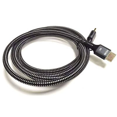 Cable haute vitesse 4K 8K UHD tressé en nylon 2.1 HDMI pour une expérience de visionnage optimale