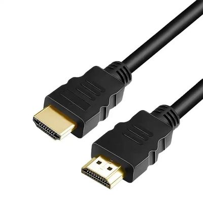 1M-30M Cable HDMI noir 4K avec protection par tresses 24k plaqué or Homme-Homme 2.0 3D 60Hz