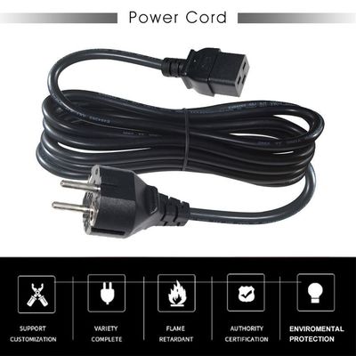 30A 240V câble 1.5mm Shuko VDE câble d'amplificateur IECC19 connecteur féminin