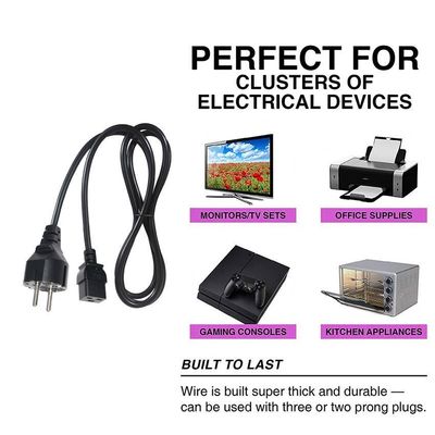 30A 240V câble 1.5mm Shuko VDE câble d'amplificateur IECC19 connecteur féminin