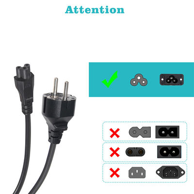 1.5M VDE CEE Euro Plug Cable IEC Ordinateur Eu Male Shucko 10A Cordon d'alimentation AC à adaptateur Schuko C5