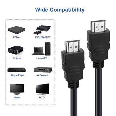Câble HDMI 3m 4K 3D Plaqué Or Mâle vers Mâle 8.16Gbit/s