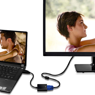 1080P HDMI à convertisseur VGA câble d'adaptateur pour ordinateur
