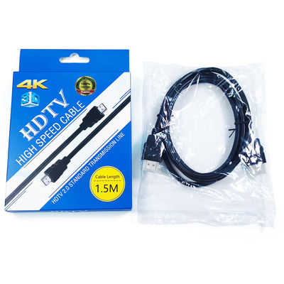 Jacket en PVC moulé 4K câble HDMI de 0,5 m à 30 m pour vidéo haute définition