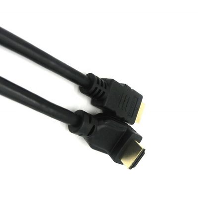 Connecteur en or à angle de 90 degrés 2.0V 4K 60Hz câble HDMI 1,5m pour multimédia