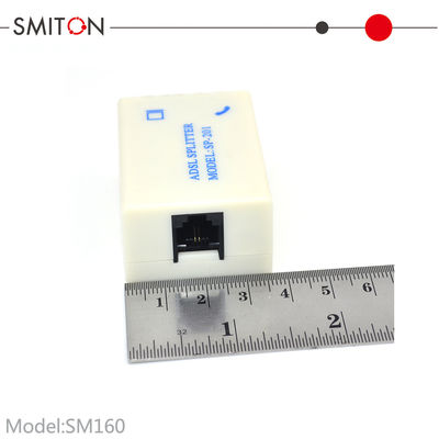 Adaptateur de séparateur de téléphone certifié CE ROHS pour la connexion ADSL à l'aide du port RJ11 6P2C