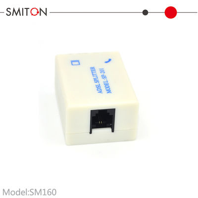 Adaptateur de séparateur de téléphone certifié CE ROHS pour la connexion ADSL à l'aide du port RJ11 6P2C