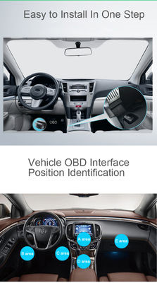 5V 12V chargeur de voiture câbles d'extension d'alimentation OBD-2 à type C câble USB-C pour Dashcam