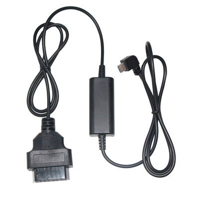 Connecteur de câble micro USB de 24 W pour GPS DVR Camcorder Tablette E-dog Téléphone OBD II Chargeur à 16 broches