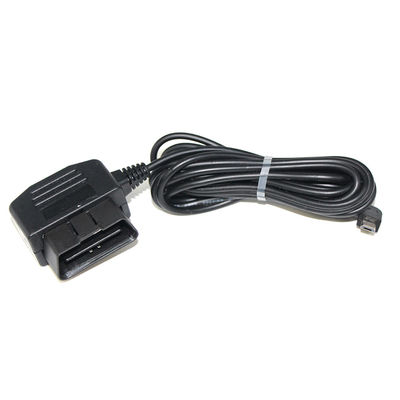 Connecteur de câble micro USB de 24 W pour GPS DVR Camcorder Tablette E-dog Téléphone OBD II Chargeur à 16 broches