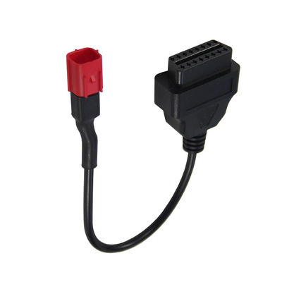 Adaptateur OBD de diagnostic de moto à 6 broches pour analyseur de moteur Euro5 12V/24V Longueur 30cm