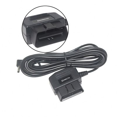 16 broches OBD2 à DC5.5x2.1 câble d'extension de puissance 12-24V 50W