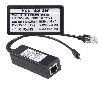 12v 2a type C et port LAN RJ 45 Connectez le séparateur USB Poe pour l'alimentation sur Ethernet