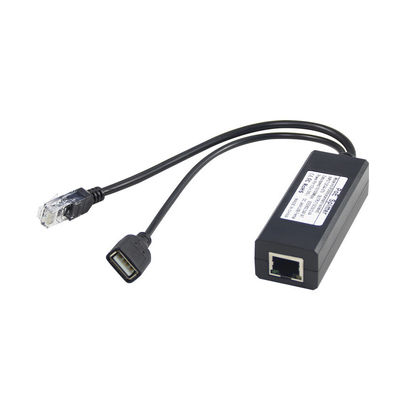 1Gbps Commutateur Capacité PoE Splitter 48V à 5V 2.4A USB de type A Femme 802.3af Power Over Ethernet