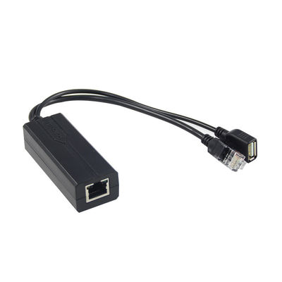 1Gbps Commutateur Capacité PoE Splitter 48V à 5V 2.4A USB de type A Femme 802.3af Power Over Ethernet