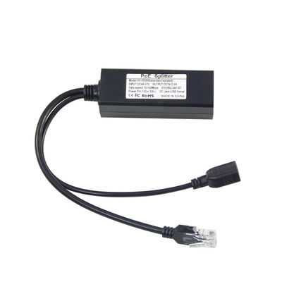 1Gbps Commutateur Capacité PoE Splitter 48V à 5V 2.4A USB de type A Femme 802.3af Power Over Ethernet