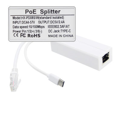 Diviseur POE 48V vers 24V 12V 5V 10/100 Mbps pour routeur WiFi