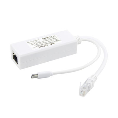 1Gbps Capacité de commutation Passive PoE à CC 5.5x2.1mm Jack Splitter 12V pour le transfert de données