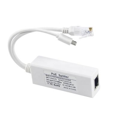 48V à 12V PoE Splitter Injector Transmission rapide de données pour caméra IP et téléphone
