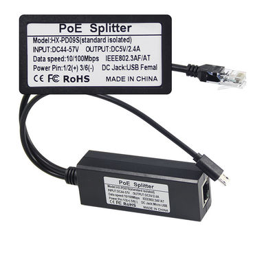 1Gbps POE Splitter Adaptateur USB-C IEEE 802.3af Compatible pour les caméras de sécurité Wi-Fi