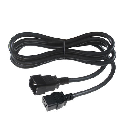 2Xc19 Plug 20A Pdu 15A 250V 14 Awg à C20 câble câble