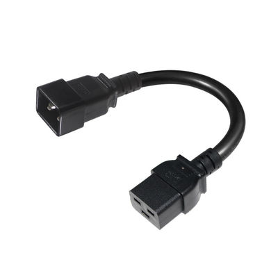 2Xc19 Plug 20A Pdu 15A 250V 14 Awg à C20 câble câble