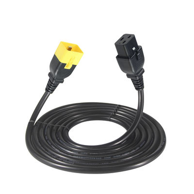 Cable électrique 320 C20 Homme à C19 Femme Connecteur de prise 60320 Iec Cordon d'alimentation de l'ordinateur