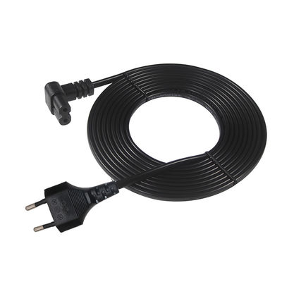 Euro Electric enroulé 2 Prong avec prise 0.5Mm2 câble électrique européen à C7