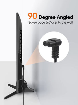 UE CEE 7/16 à C7 Corde d'alimentation à courant alternatif 0,8M H05VV-F 0,75mm2 ROHS