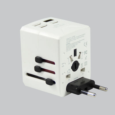 Adaptateur d'alimentation à prise multiplug approuvé 4 en 1 États-Unis UE Royaume-Uni AU Chargeur de voyage à prise