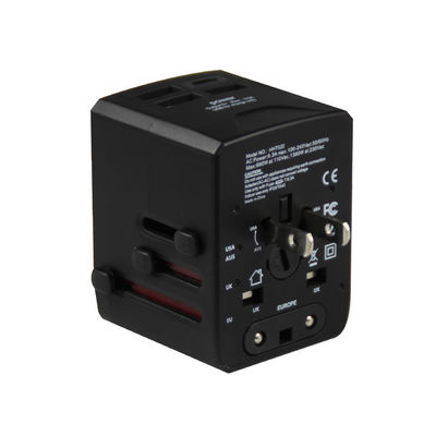 Adaptateur d'alimentation à prise multiplug approuvé 4 en 1 États-Unis UE Royaume-Uni AU Chargeur de voyage à prise