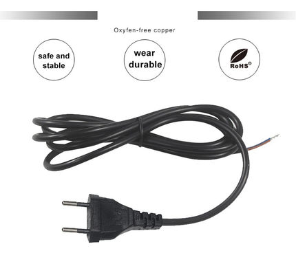 VDE Approuvé UE 2 Pin à la CEI C7 C8 câble d'alimentation pour ordinateur portable 1,5m