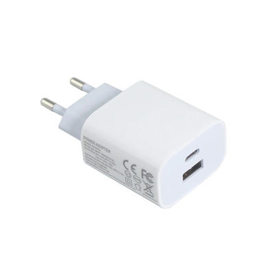 1A +1C Chargeur européen pour téléphone 18W 20W Adaptateur de déplacement OEM/ODM