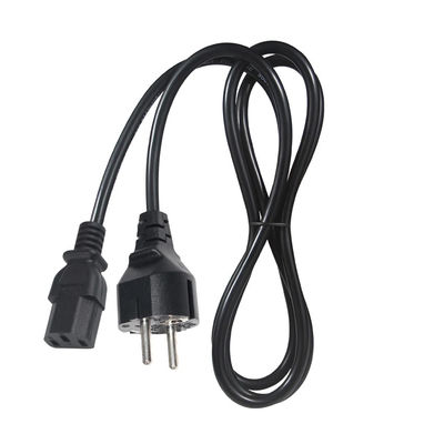 0.75MM câble d'alimentation européen avec extension VDE 3PIN Schuko
