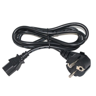 0.75MM câble d'alimentation européen avec extension VDE 3PIN Schuko