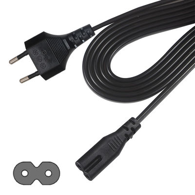 Cordon d'alimentation EU 2 broches vers IEC C7 1,5m 250V 10A PVC