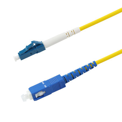LSZH LC SC Cordon de patch en fibre optique type Os2 Optique Om3 Connecteur à fibre mono-mode
