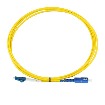 LSZH LC SC Cordon de patch en fibre optique type Os2 Optique Om3 Connecteur à fibre mono-mode