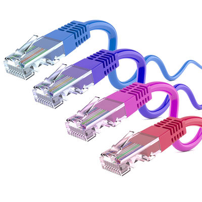 Cat5e câble Ethernet 24AWG cuivre UTP/STP RJ45 mâle mâle