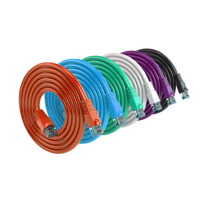 Cat5e câble Ethernet 24AWG cuivre UTP/STP RJ45 mâle mâle