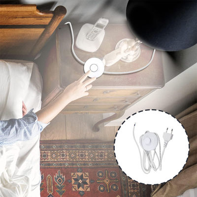 Cordon d'alimentation pour lampe de sel avec prise UE, interrupteur à pied 10A, noir