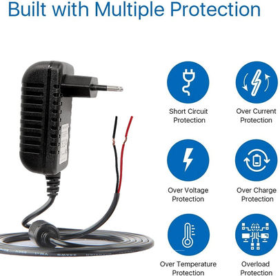 Adaptateur 12 volts à prise murale 12V 2A Adaptateur DC Remplacement de l'alimentation électrique