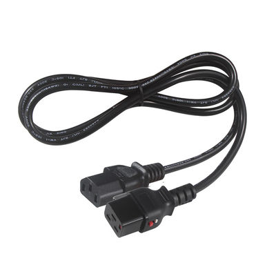 KUNCAN 14Awg 16A câble d'alimentation de prolongation verrouillage européen C19 à C13 connecteur Iec 60320 320