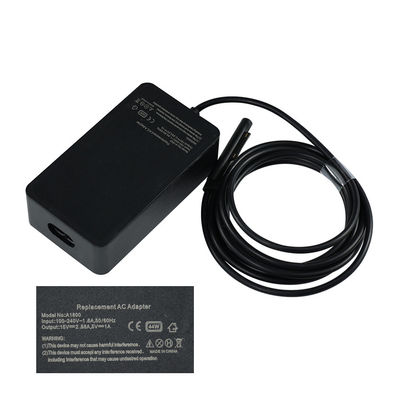 Adaptateur d'alimentation pour tablette 15V 4A 65W pour le chargeur de ordinateur portable Micro Osoft Surface Pro