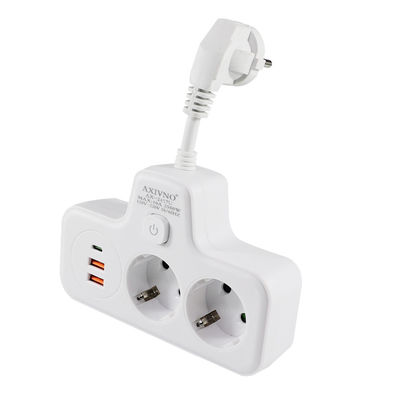 EU CEE 7/7 Schuko Convertisseur de prise avec 2 prises Femme 16A prise de charge