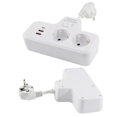 EU CEE 7/7 Schuko Convertisseur de prise avec 2 prises Femme 16A prise de charge