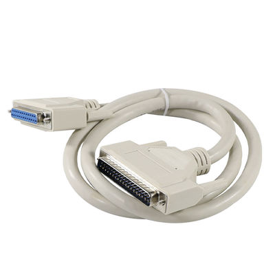 Cable d'extension DB25 mâle à DB25 femelle en cuivre pur pour la transmission