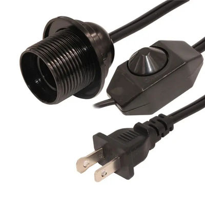 Polarisée 220V 2Pin Usa à E26 avec commutateur de faible intensité
